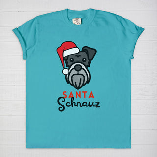 Santa Schnauz Cute Miniature Schnauzer Christmas T-Shirt