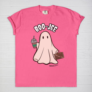 Women's Boo-Jee Halloween Bougie Cute Ghost T-Shirt