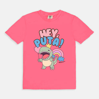 Hey Puta Funny Adult T-shirt