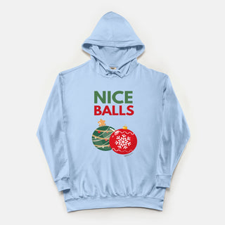 Nice Balls Funny Christmas Sweater Sweatshirts, ugly Christmas sweaters