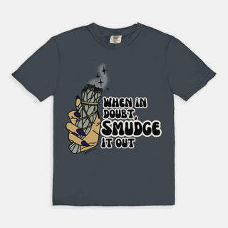 When in Doubt, Smudge it Out - Funny Spiritual Sage Tee
