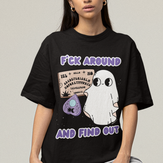 FAAFO t-shirt, funny ghost tee Halloween ouija board tshirt