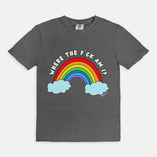 Where the F*ck Am I? Existential Crisis Rainbow T-Shirt