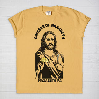 Adult funny religious t-shirts, Jesus, Cheeses of Nazareth