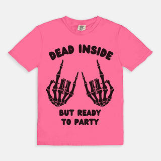 Dead Inside, But Ready to Party Skeleton T-Shirt