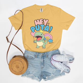 Hey Puta Funny Adult T-shirt