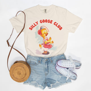 Silly Goose Club T-Shirt, Vintage Style Cartoon