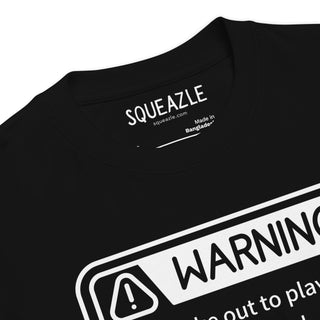 Funny Pickleball T-Shirt, Warning May Flake Out - 100% Cotton