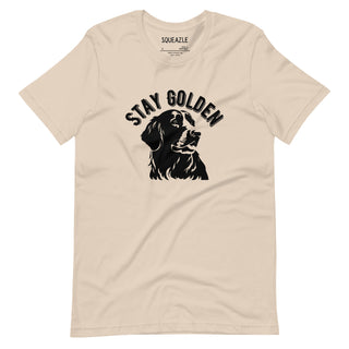 Stay Golden - Golden Retriever T-Shirt, 100% Cotton