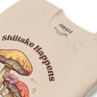 Shiitake Happens 70s Mushroom Unisex T-Shirt